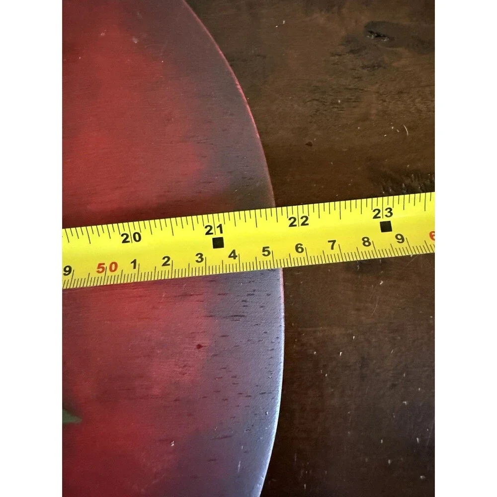 Vintage Hand Painted Wood Pizza Peel Baker Pizza Maker Board Beautiful Unique